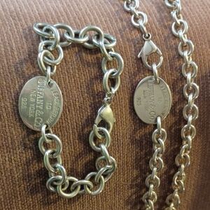 Tiffany & Co. Sterling Silver Chain Jewelry